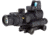Trijicon 4x32 ACOG Rifle Scope, LED Red Crosshair .223 Reticle w/ Colt Knob Thumbscrew Mount &amp; Adjustable LED 3.25 MOA Red Dot RMR Type 2, Black, 100564
