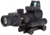 Trijicon 4x32 ACOG Rifle Scope, LED Red Crosshair .223 Reticle w/ Colt Knob Thumbscrew Mount &amp; LED 3.25 MOA Red Dot RMR Type 2, Black, 100558