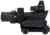 Trijicon 4x32 ACOG Rifle Scope, LED Red Crosshair .223 Reticle w/ Colt Knob Thumbscrew Mount &amp; LED 3.25 MOA Red Dot RMR Type 2, Black, 100558
