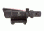 Trijicon ACOG TA11 3.5x35mm Rifle Scope, Black, Red Chevron 5.56x45mm M193 / 55 Grain Reticle, MOA Adjustment, 100291