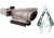 Trijicon ACOG 3.5x35 Nickel Boron Dual Illum. Red Chevron .223 Ball. Reticle w/ TA51 Mount TA11-C-100200 w/ Gerber Suspension Multi-Plier w/ Open Frame Design 1473