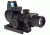 Trijicon ACOG 4x32 LED Illum. Red Crosshair .223 Ballistic Reticle w/ TA51 Mount LED RMR 3.25 MOA Red Dot Sight TA02-RM01