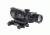 Trijicon ACOG 4x32 Rifle Scope, Black w/TA51 Flattop Mount &amp; Illuminated Green Chevron BAC Reticle