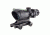 Trijicon ACOG 4x32 Rifle Scope, Black w/TA51 Flattop Mount &amp; Illuminated Green Chevron BAC Reticle