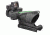 Trijicon ACOG 4x32 Rifle Scope, Dual Ill Green Chevron .223 Ballistic Reticle, 4.0 MOA RMR Sight, TA51 Mount