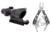 Trijicon ACOG 4x32 Scope with TA51 Mount, CK- Sniper Gray, Dual Illum Red Chevron .223 with RMR 100322 w/ FREE Gerber Suspension Multi-Plier 1471