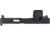 Trijicon Agency AOS and Zev Style Cuts RCR Red Dot Sight Mount, Black, AC32127