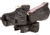 Trijicon Dual Illuminated Low Height Compact ACOG Scope, 3x24 mm, Red, .223/55gr. Crosshair Reticle, Matte Black, 400351