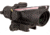 Trijicon Dual Illuminated Low Height Compact ACOG Scope, 3x24 mm, Red, .223/55gr. Crosshair Reticle, Matte Black, 400351