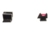 Trijicon Fiber Optic Pistol Front/Rear Sight Set, Red Fiber Stick, FNS-40/FNX-40/FNP-40, Black, 601068