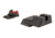Trijicon Fiber Optic Pistol Front/Rear Sight Set, Red Fiber Stick, H&amp;K .45/.45Tactical, Black, 601044
