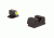 Trijicon FNH HD Night Sight Set - .45ACP, Yellow Front Outline 600709