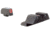 Trijicon Glock HD Night Sight Set - Front Sight Orange Outline / Green Tritium, Rear Sight Yellow Outline / Green Tritium, GL101O-RY