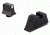 Trijicon For Glock Suppressor Night Sight Set - White Outline Front, Black Outline Rear for Calibers 9mm, .40, .45 G.A.P., .357, and .380 600658