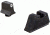 Trijicon For Glock Suppressor Night Sight Set - White Outline Front, Black Outline Rear for Calibers 9mm, .40, .45 G.A.P., .357, and .380 600658