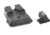 Trijicon HD Night Sight Set - S&amp;W M&amp;P - Green/Orange SA137O