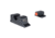 Trijicon HD Tritium Night Sights - Orange Front Outline - for M&amp;P C.O.R.E, M&amp;P M2.0 Optics Ready, Black, SA140-C-601170