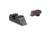 Trijicon HD Tritium Night Sights - Rear - Orange Front Outline - for GLOCK Models 20, 21, 29, 30, and 41 including S &amp; SF variants, Black, GL145-C-601166