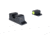 Trijicon HD Tritium Night Sights - Yellow Front Outline - for M&amp;P C.O.R.E, M&amp;P M2.0 Optics Ready, Black, SA140-C-601171