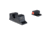Trijicon HD XR Tritium Night Sights - Orange Front Outline - for M&amp;P C.O.R.E, M&amp;P M2.0 Optics Ready, Black, SA640-C-601172