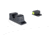 Trijicon HD XR Tritium Night Sights - Yellow Front Outline - for M&amp;P C.O.R.E, M&amp;P M2.0 Optics Ready, Black, SA640-C-601173