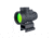 Trijicon MRO SD 1x25mm Reflex Green Dot Sight, 2.0 MOA Adjustable Green Dot, with Full Co-witness Mount, Black, MRO-C-2200332