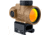 Trijicon MRO SD 1x25mm Reflex Red Dot Sight, 2.0 MOA Adjustable Red Dot, with Full Co-witness Mount, Anodized Coyote Brown, MRO-C-2200327