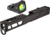 Trijicon RM01 RMR Type 2 LED 3.25 MOA Red Dot Sight, Black and TRYBE Defense Pistol Slide, Glock 17, Gen 4, RMR Cut, Version 2, Black Cerakote