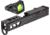 Trijicon RM01 RMR Type 2 LED 3.25 MOA Red Dot Sight, Black and TRYBE Defense Pistol Slide, Glock 26, Gen 3/4, RMR Cut, Version 2, Black Cerakote