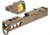 Trijicon RM01 RMR Type 2 LED 3.25 MOA Red Dot Sight, Flat Dark Earth and TRYBE Defense Pistol Slide, Glock 26, Gen 3/4, RMR Cut, Version 2, FDE Cerakote