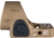 Trijicon SRO Adjustable LED Red Dot Reflex Sight, 1x, Green 2.5 MOA Dot Reticle, Anodized, Coyote Brown, SRO2-2500035