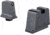 Trijicon Suppressor/Optic Height Sight Set, Black Front/Metal Rear &amp; Green Front Lamp, Glock  42, 43, 43x, 43e, 48, Black, 601145