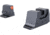 Trijicon Suppressor/Optic Height Sight Set with Orange Front/Metal Rear &amp; Green Front Lamp - for M&amp;P C.O.R.E, M&amp;P M2.0 Optics Ready, Black, 601151