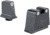 Trijicon Suppressor/Optic Height Sight Set, White Front/White Rear &amp; Green Lamp, Glock  42, 43, 43x, 43e, 48, Black, 601140