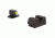 Trijicon HD XR Night Sight Set, Yellow Front Outline for FNH FNS-40, FNX-40, and FNP-40, Black, 600880