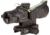 Trijicon XB Compact Dual Illuminated ACOG Crossbow Scope, 3x24 mm, 300-340 Fps, Green, Chevron Reticle, Matte Black, 400391