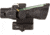 Trijicon XB Compact Dual Illuminated ACOG Crossbow Scope, 3x24 mm, 300-340 Fps, Green, Chevron Reticle, Matte Black, 400391