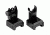 Trinity Force AR15 Flip Up Iron Sight, Black, Front and Rear Set, FS72, EDEMO1