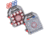 Triumph Insulated 12-Pack Washer Toss, Grey/Red 35-7500-2