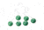 Triumph Replacement Ladderball Bola Set, Green, 12-0075GN-2