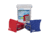 Triumph Slick n Stick Bean Bags, 16oz 6x6, Tub, 8 pack, Red / Blue, 12-0010-3