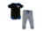 Trooper Clothing Air Force Infant 2 Piece Jogger Set - Kids, Black/Grey, 0/3 months 3520-3520- 0/3
