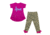 Trooper Clothing Air Force Love 2 Piece Toddler Legging Set - Girls, Pink/ABU, 2 Toddler 3615-3615- 2T