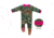 Trooper Clothing Marine Uniform Infant Crawler with Boots - Girls, Woodland Marpat/Pink, 0/3 months 5303-5303- 0/3