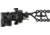Trophy Ridge React Alpha 1-Pin Bow Sight, Right Handed, .019 inch, Shadow Finish, Black, AATS2011R19