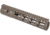 Troy Industries SOCC Gen 2 Free Float M-LOK Handguard AR-15 Aluminum Battle Rail, FDE, 9.25in, SRAI-SR1-90FT-G2