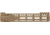 Troy Industries X Series Free Float M-LOK Handguard AR-15 Aluminum Battle Rail, FDE, 10.5in, SRAI-SR1-10FT-X2