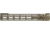 Troy Industries X Series Free Float M-LOK Handguard AR-15 Aluminum Battle Rail, FDE, 12.5in, SRAI-SR1-12FT-X2