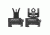 Troy Micro Set M4 Top Mounted Deployable Front and Rear Sight, Black, SSIG-MCM-SSBT-00