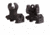 DEMO, Troy MICRO Set -Tritium HK Front and Round Rear, Black, SSIG-IAR-STBT-00